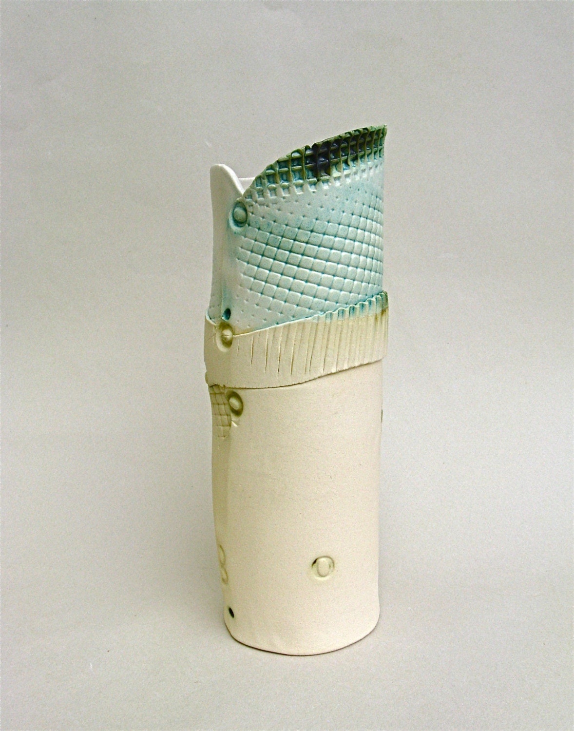 hand built porcelain vessel