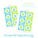 Puppy Party Tags-Printable PDF file PERSONALIZED