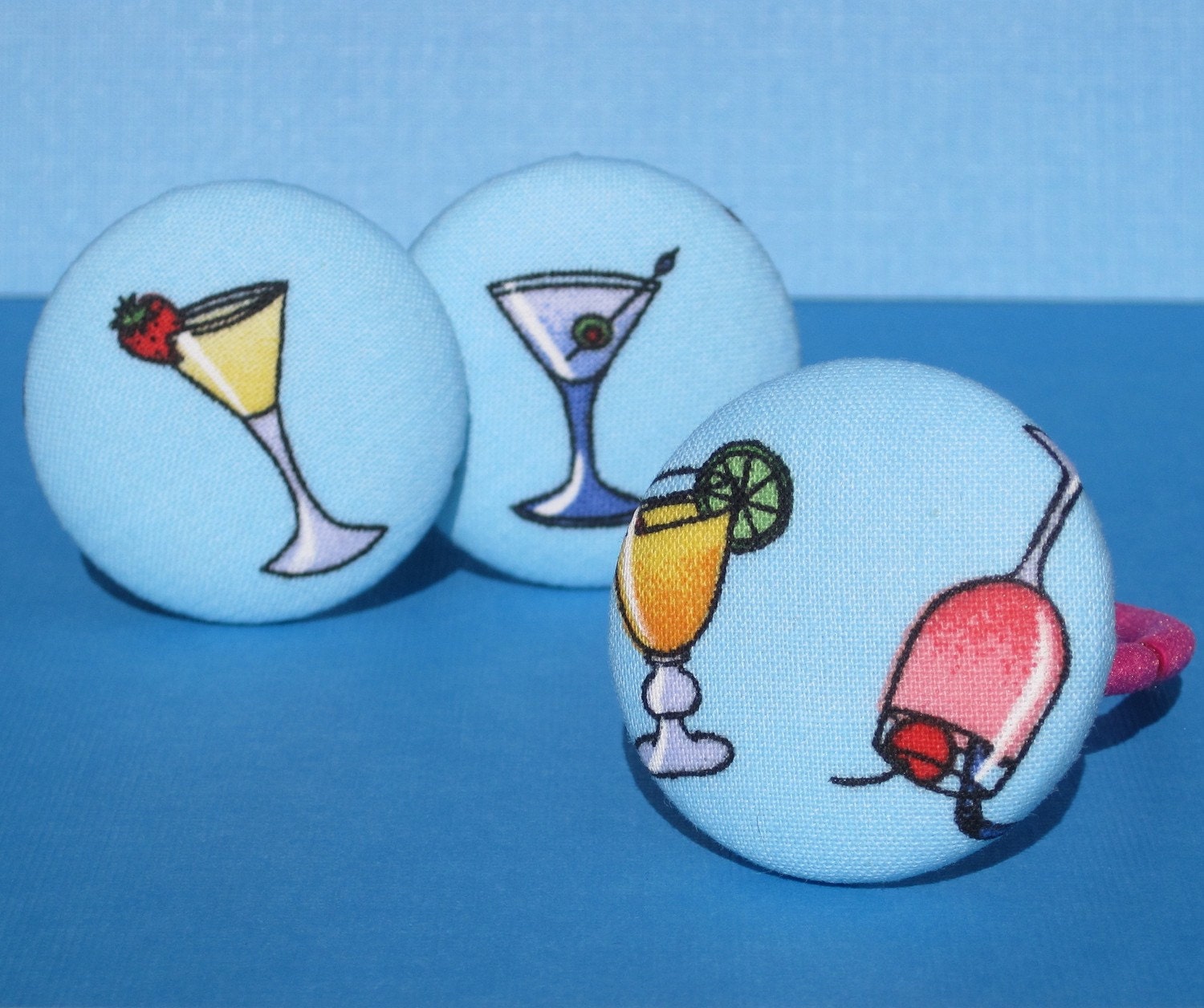 Fruity Cocktails ponytail holder