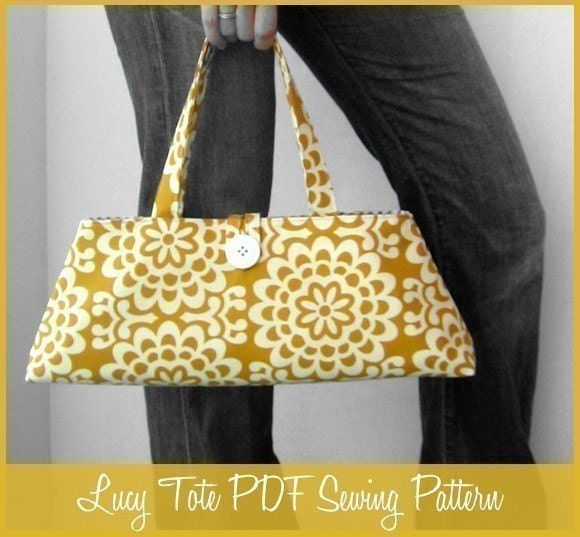 Lucy Tote Bag PDF Sewing Pattern by alifoster on Etsy