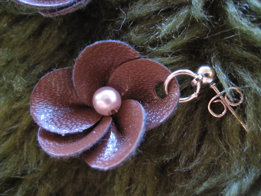 Autumn Flowers earrings