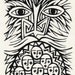 Edible eatery. Linocut