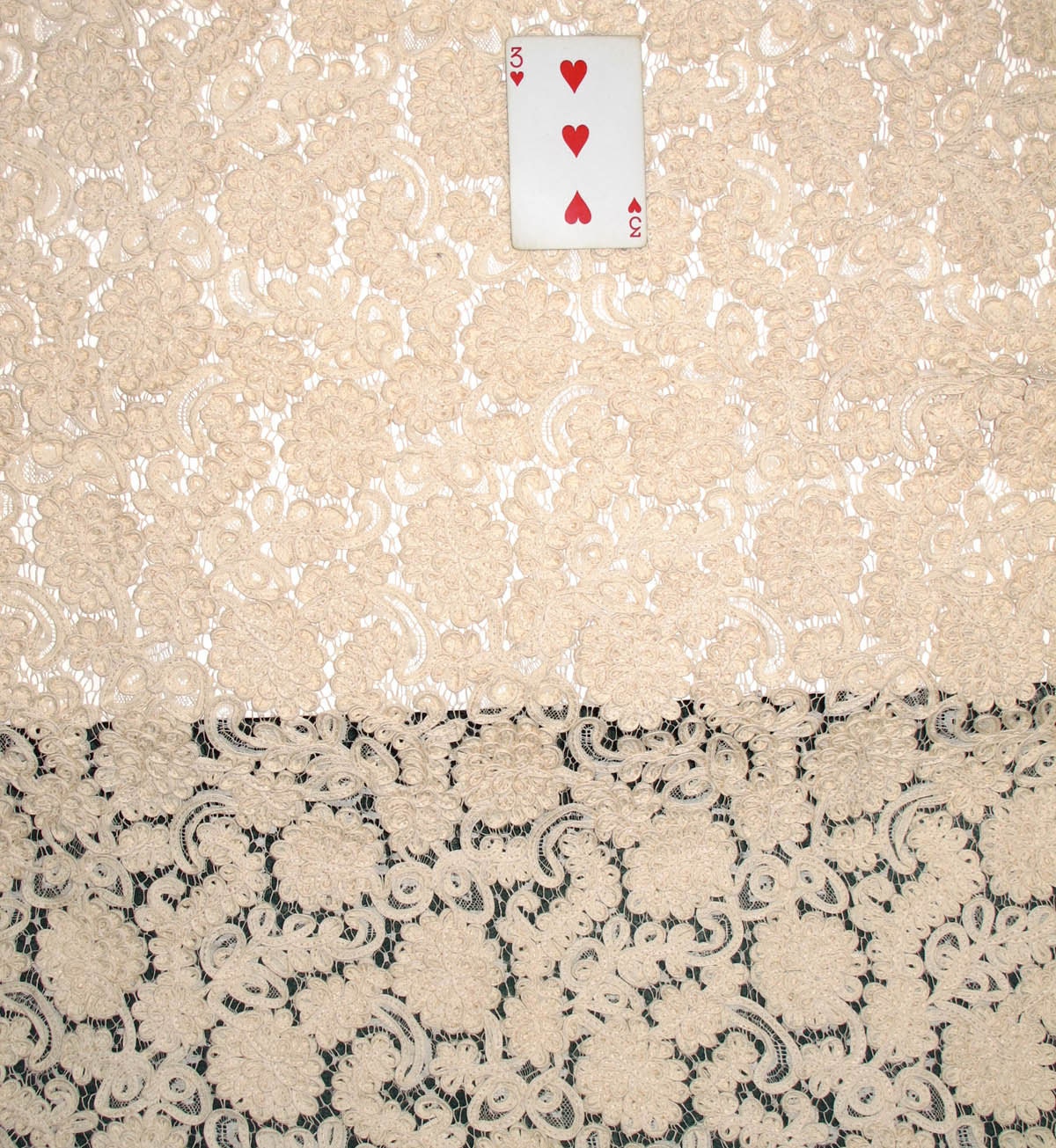 Vintage Bridal Lace Fabric Yardage