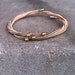 Recycled Guitar Strings - Restored Guitar String Salmon Color SLIM Bracelet