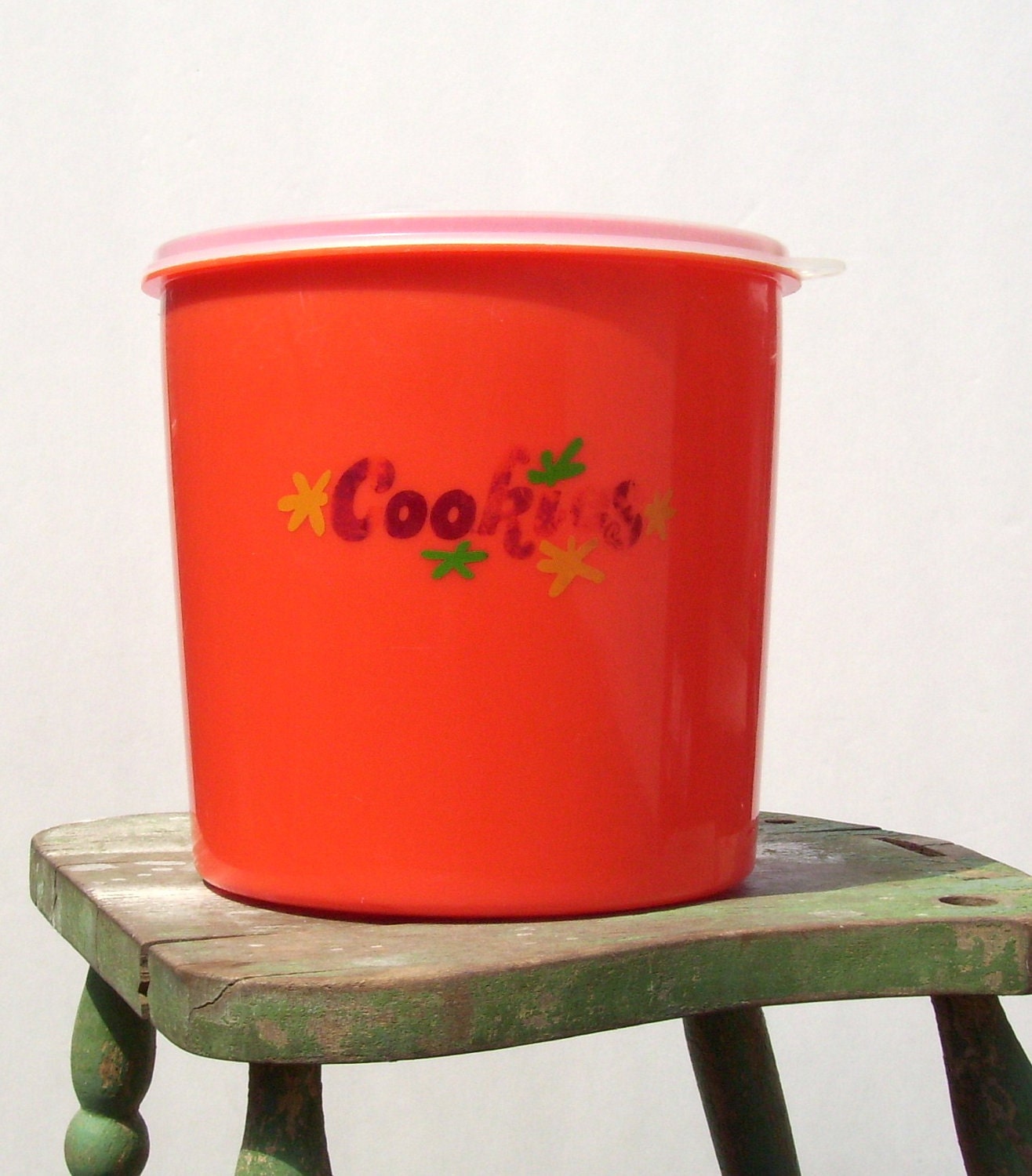 Vintage Cookie Jar Eagle Super Seal Orange by fancyfigleaf