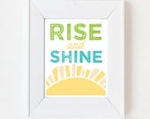8 x 10 Rise and Shine Print