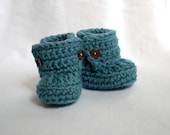Baby Booties, Baby Boots, Crochet Baby Booties