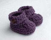 Baby Booties, Crochet Baby Booties, Baby Mary janes