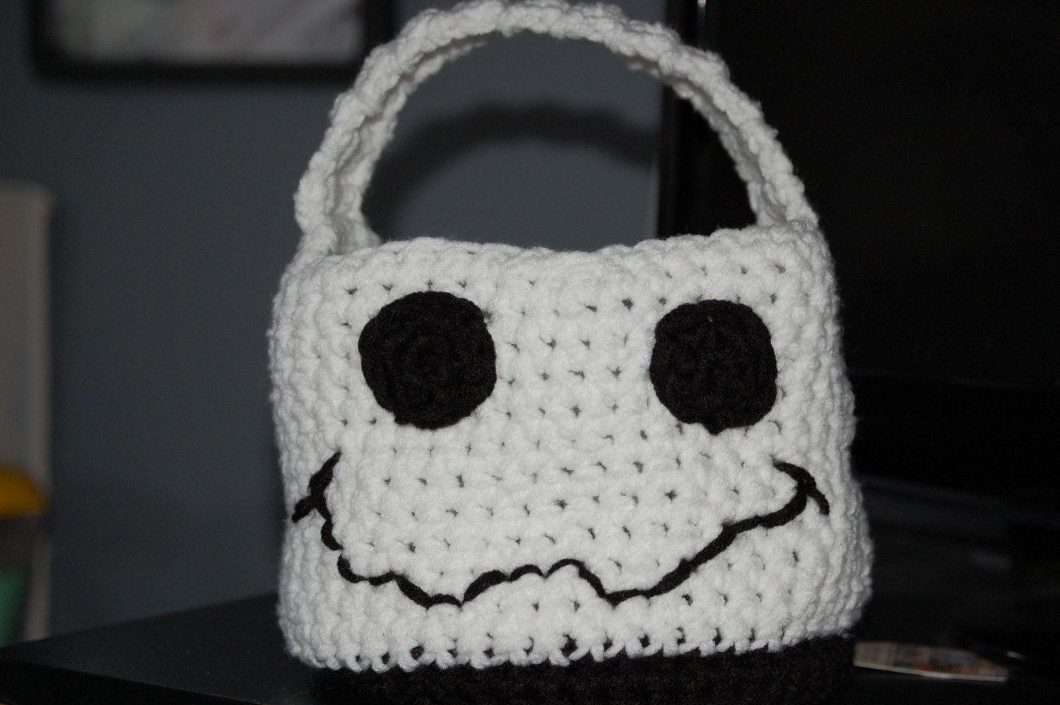 Crochet Pattern in PDF for Booford D Ghostie Halloween Bucket