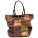 Distressed Leather Tote // Upcycled and Handmade by peace4you - Model leo-2109