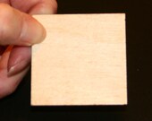 12 - Square - 2 x 2 x 1/8 inch unfinished wood (SQSQ07)
