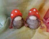 Waldorf - Two brown plaited toadstool girls