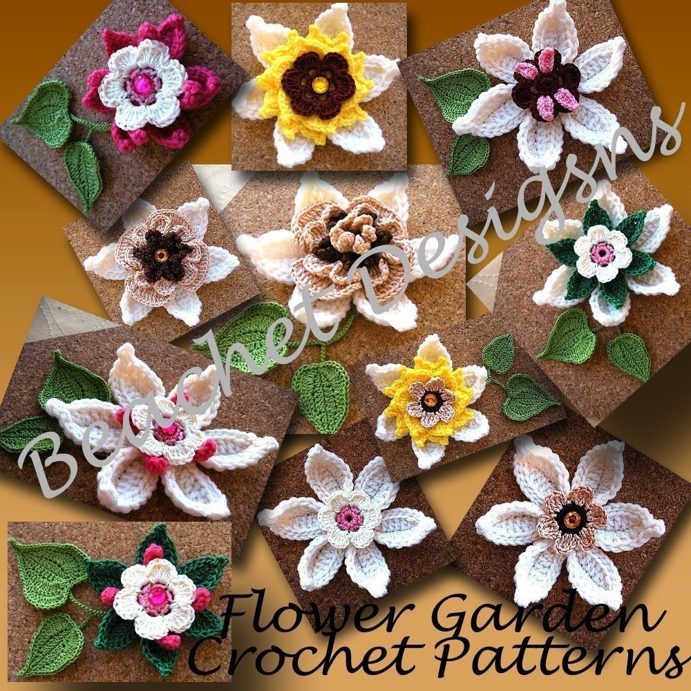 Crochet Flowers Pattern Series III PDF
