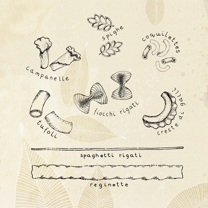 Pasta Series 4 - Giclee Print, 7x7