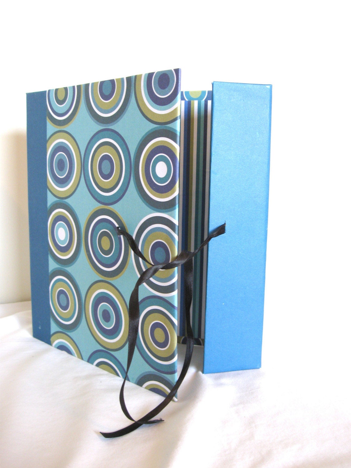 Teal and blue Portfolio Case