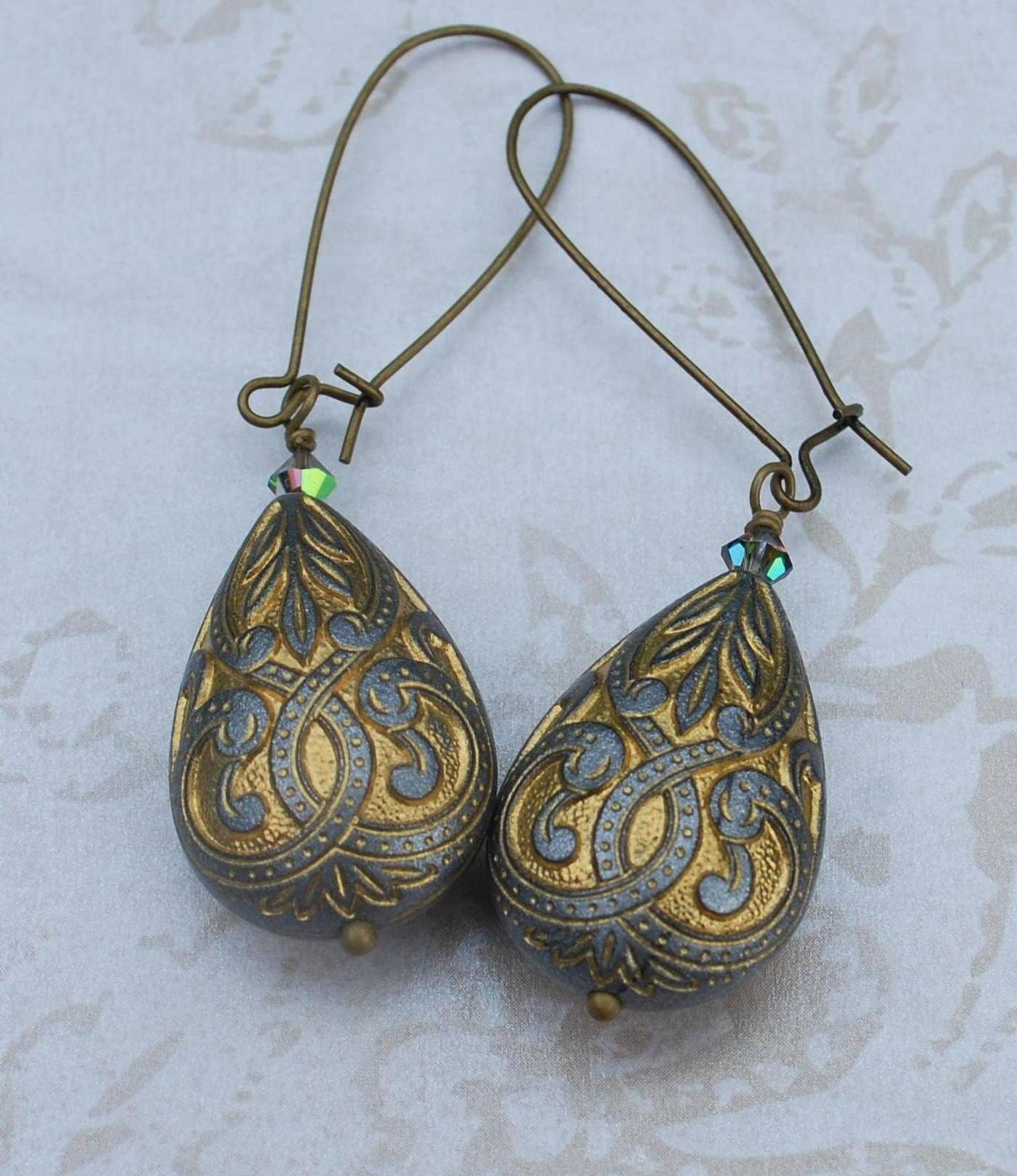 Paisley Teardrop....Earrings