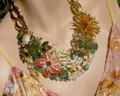 BOLD Bib Necklace - SURF'S UP Starfish and Lobster Necklace