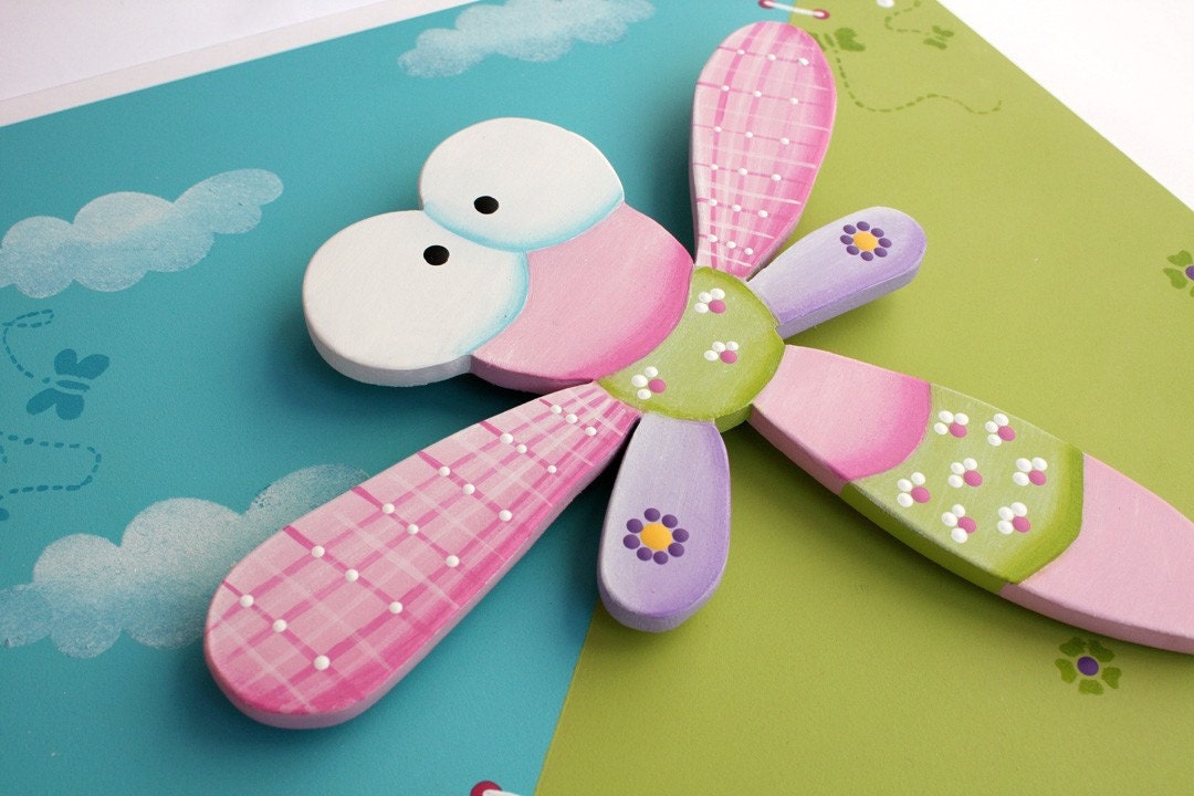 Dragonfly Wall Decor for Girl's Room