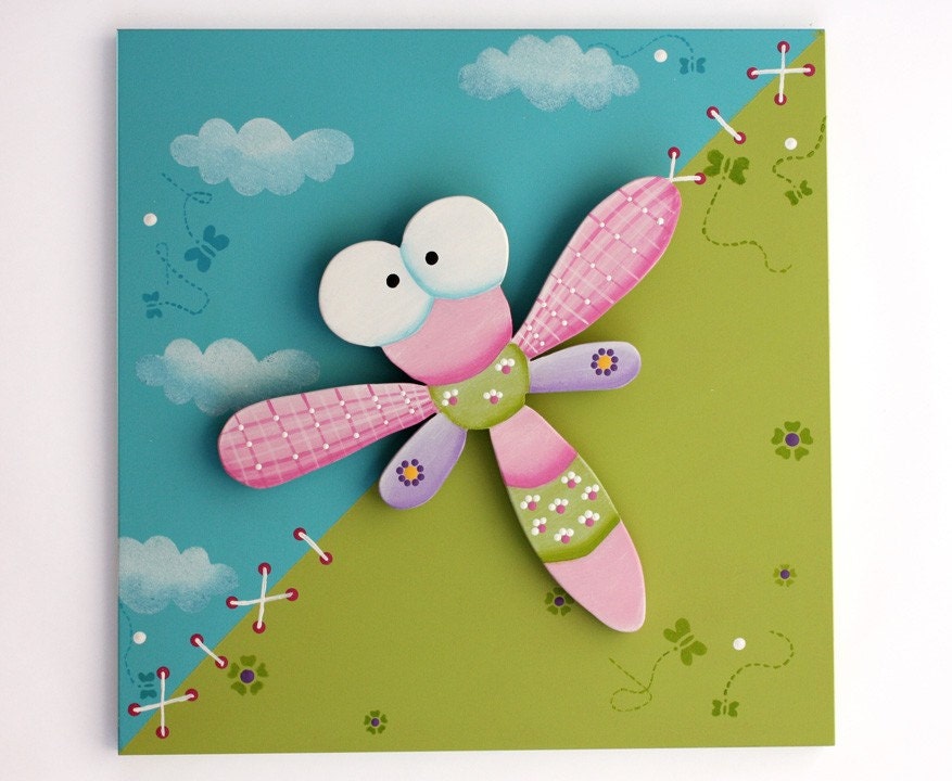 Dragonfly Wall Decor for Girl's Room
