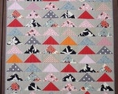 The Modern Flying Geese Quilt Pattern (PDF file) - Immediate Download