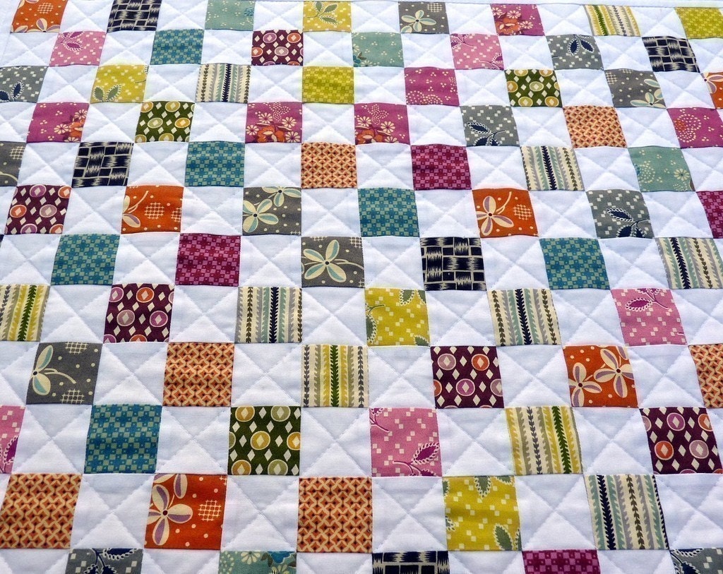 Bricks and Stones Quilt Pattern - PDF file by Red Pepper Quilts - immediate download
