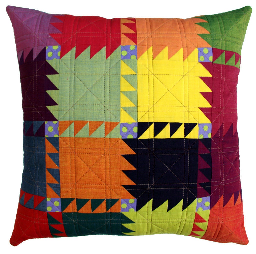 Oakshott Bear Paw Pillow - Cushion Cover Pattern (pdf file) - immediate download