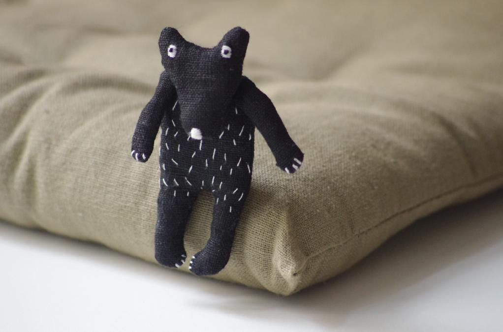 The Black Bear. Brooch