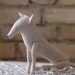 My white wolf/soft sculpture