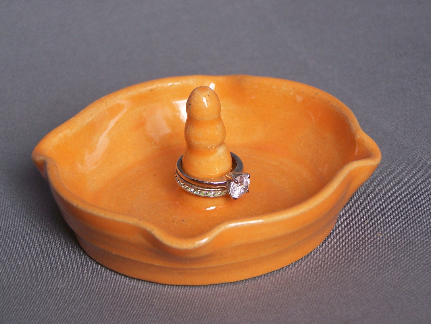 Orange Ring Holder