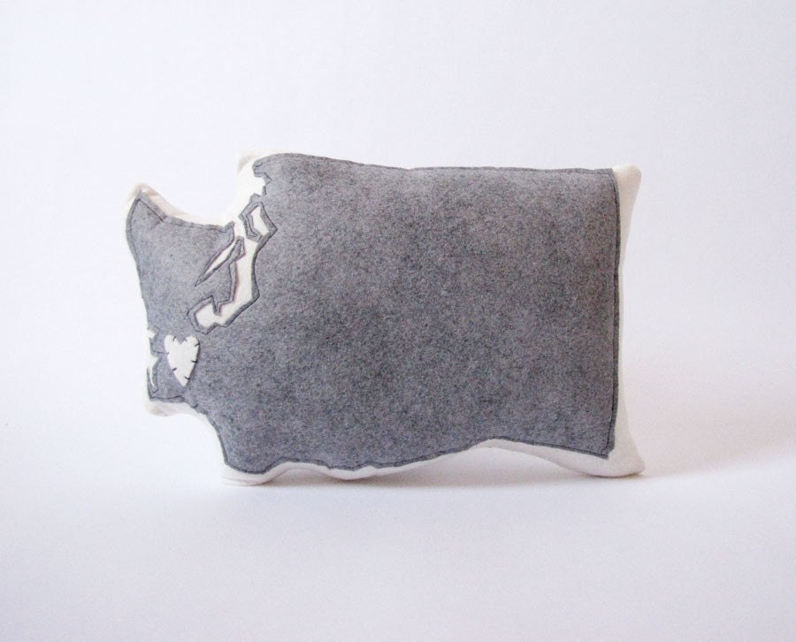 Customizable Washington State Pillow