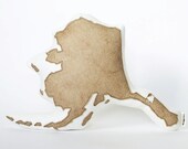 Customizable Alaska State Pillow