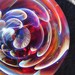Red Ocean Swirl Pendant