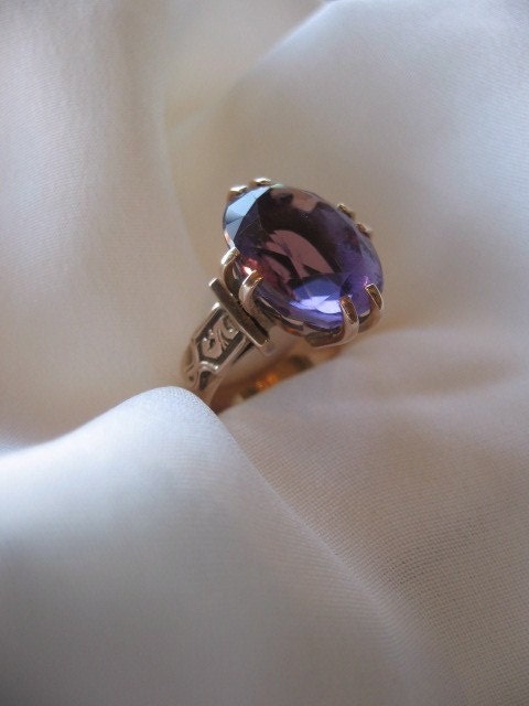 Circa 1890 Amethyst RIng