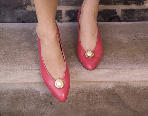 pink bandolino heels