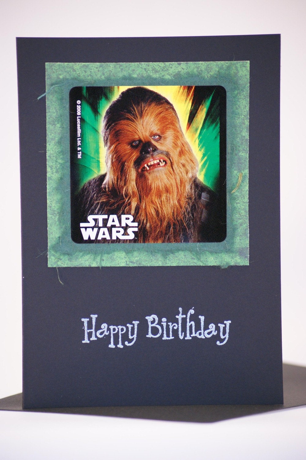 Star Wars Chewbacca Birthday Card ECO Friendly By Friday13th