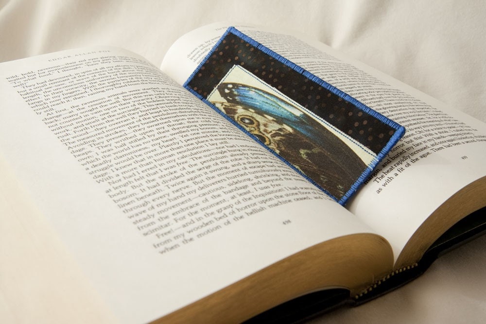 Flutter By 1, Fabric Photo Bookmark