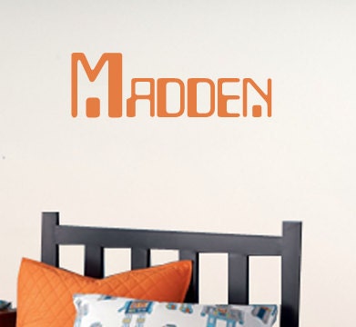 Digital Custom Name Wall Decal