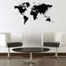 World Map Vinyl Wall Decal