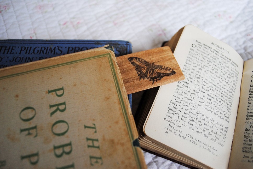 Wooden Bookmark - Butterfly
