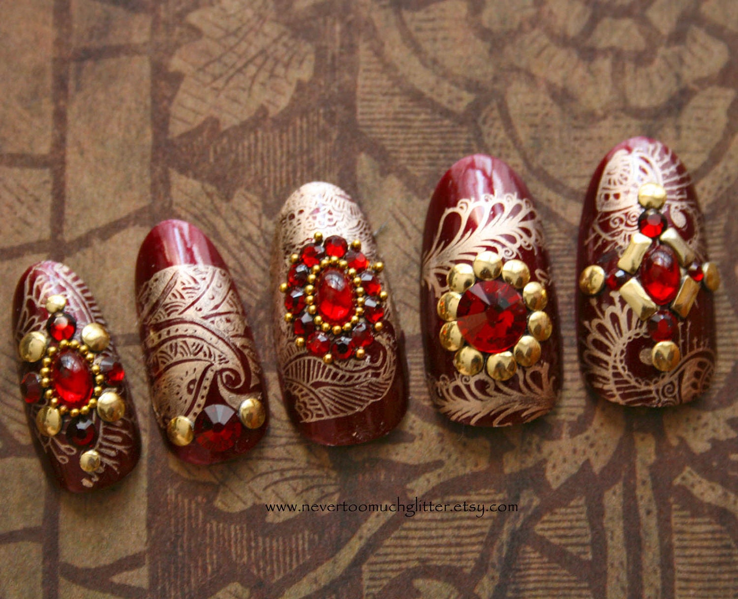 Japanese Nail Art- Rajasthan Dreams Press On Nails