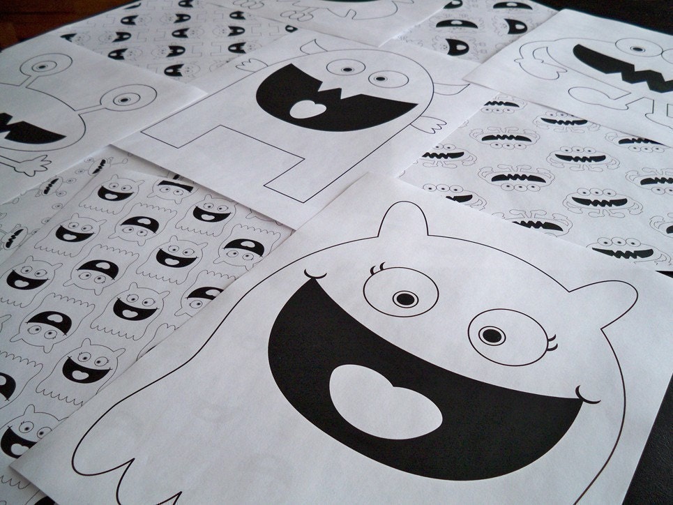 Printable Monster Coloring Pages