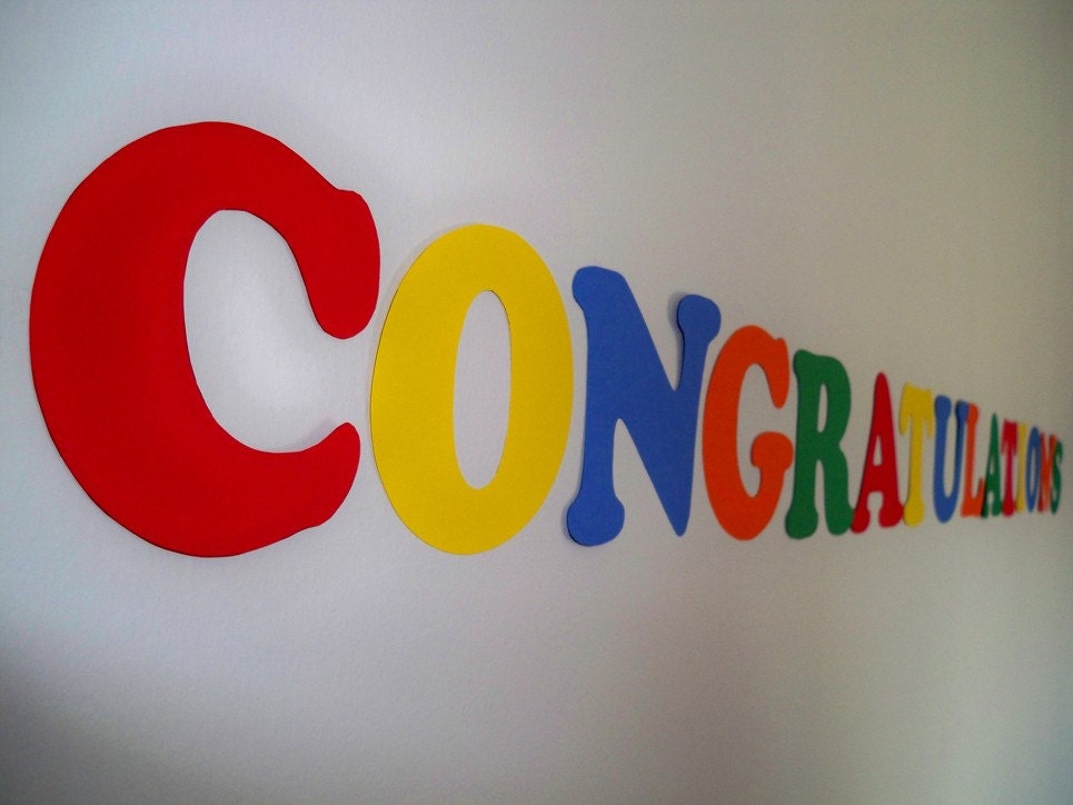 Congratulations Printable Banner