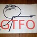 GTFO Unwelcome Mat- Door Mat