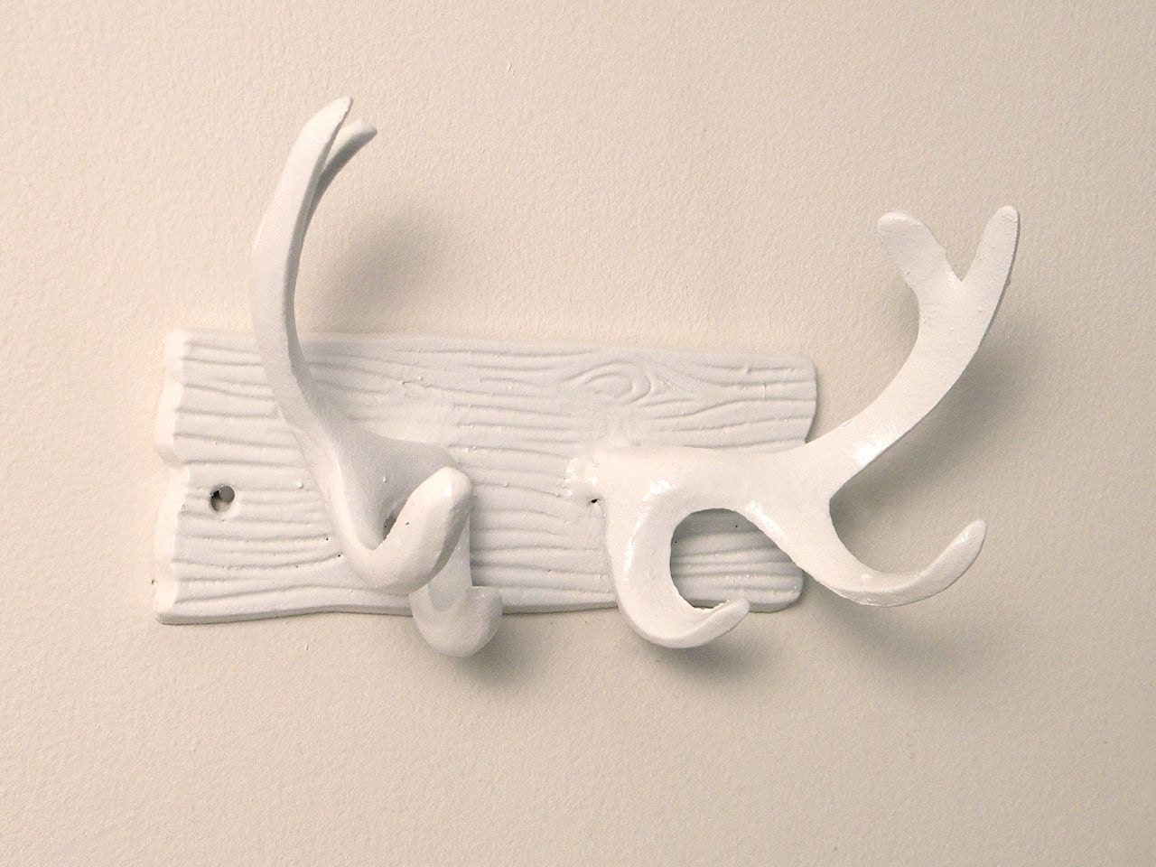 cast iron antlers wall hook
