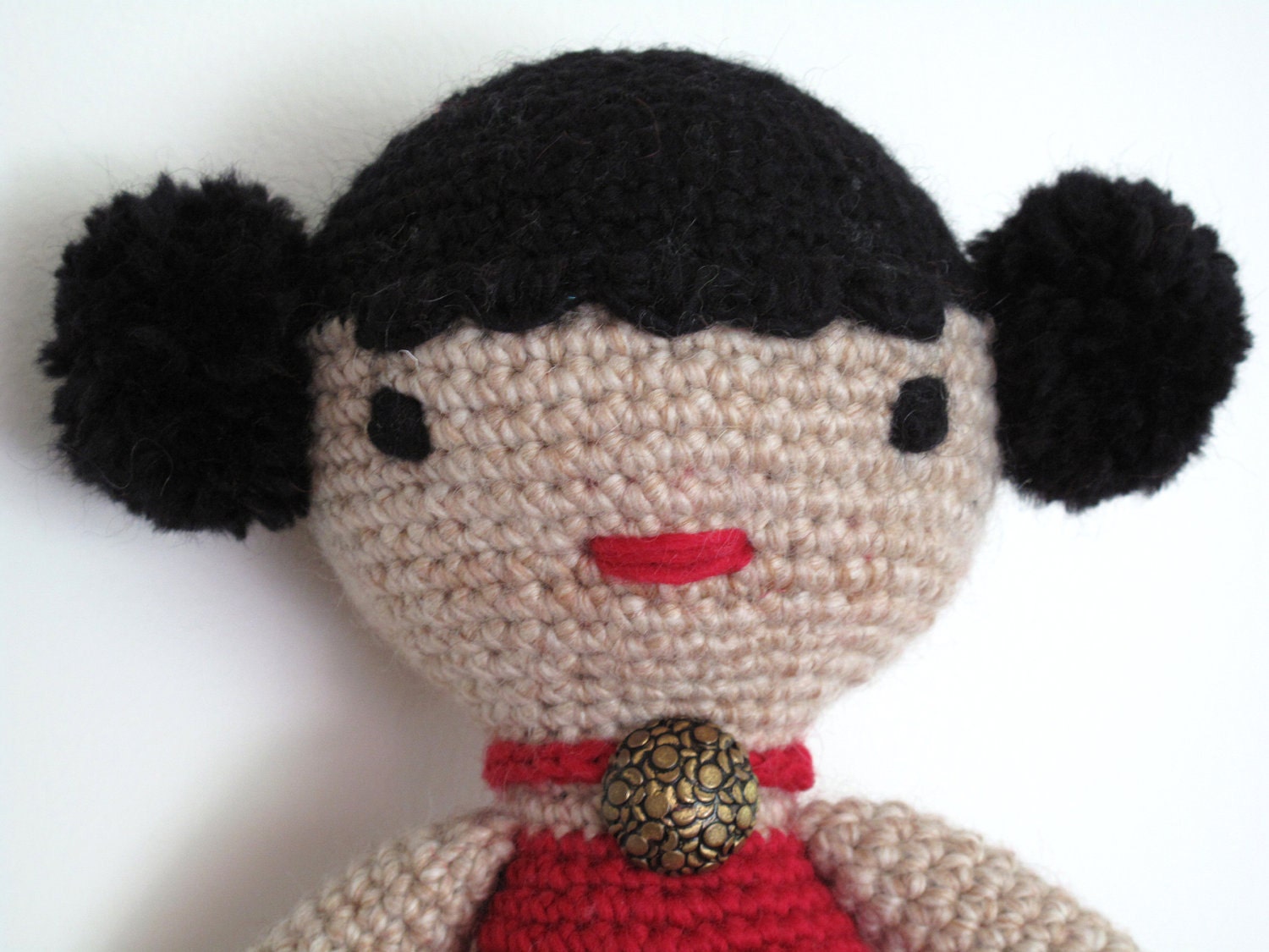 girl doll amigurumi crochet pattern - PDF