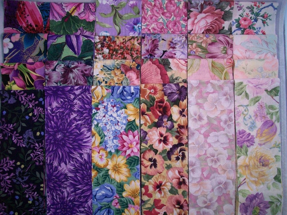 Floral Charm FABRIC JELLY ROLL Cut 2 1/2 inch by piecemakerquilts