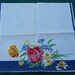 Vintage Blue Floral Dish Towel Free Shipping