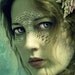 BOGO SALE Mermaid Behind Her Mask, 11 x 14 inch Mermaid Art Print