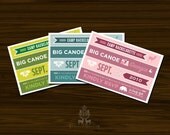 Camp Bachelorette Postcard Invites