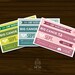 Camp Bachelorette Postcard Invites